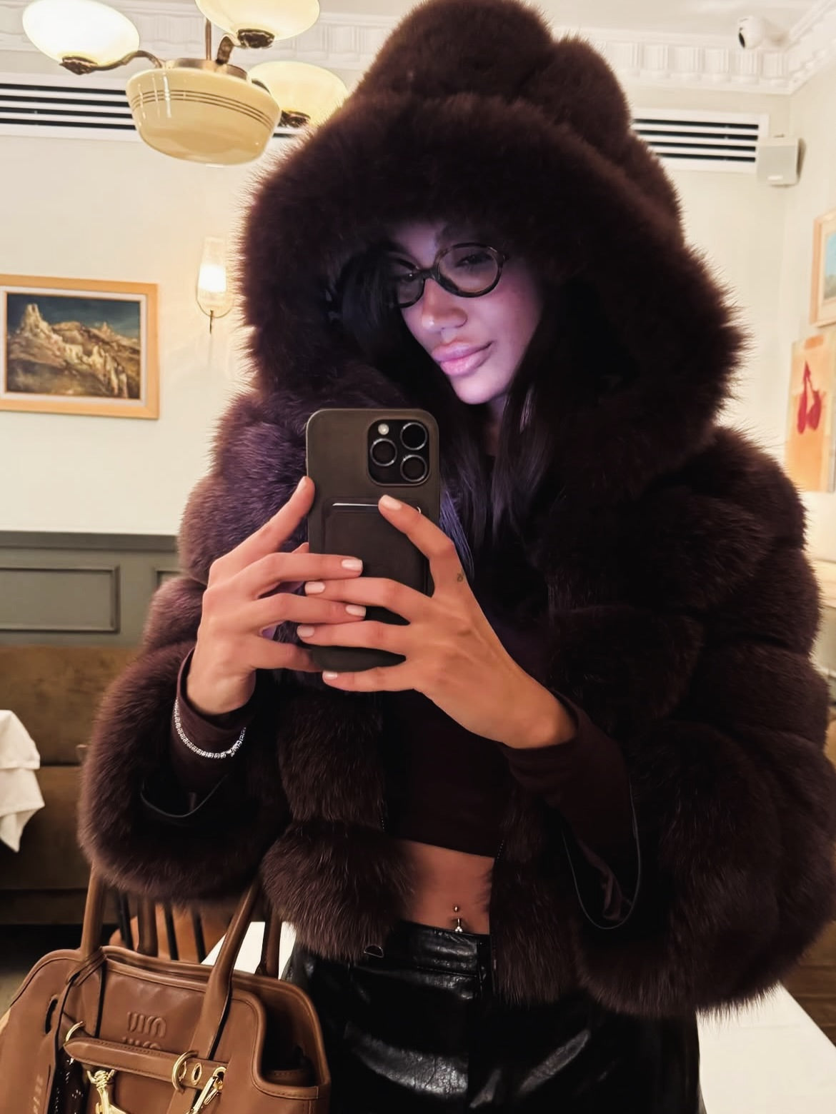 .NEW⚜️TOP SELLER Fox Fur Jacket