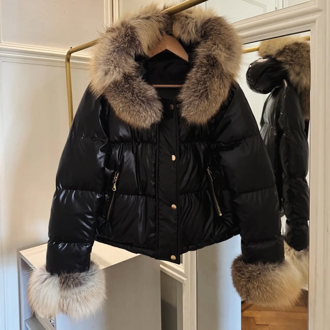 سترة من فرو الثعلب الأصلي