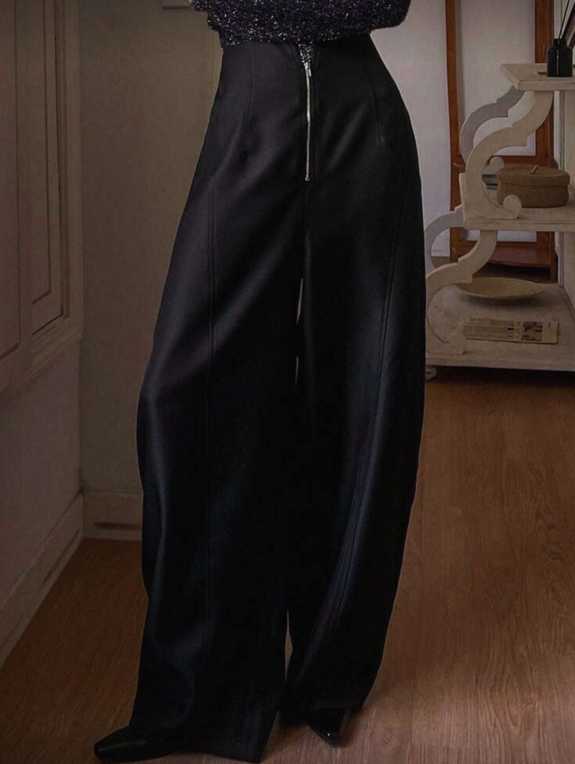 .NEW Black High Waisted Pants