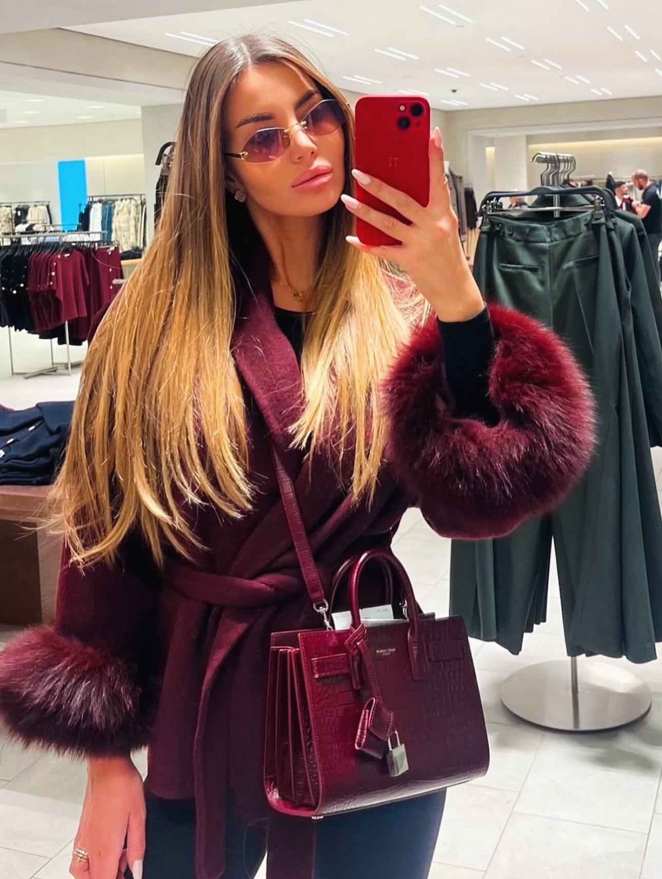 .NEW Fox/Cashmere Fur Jacket