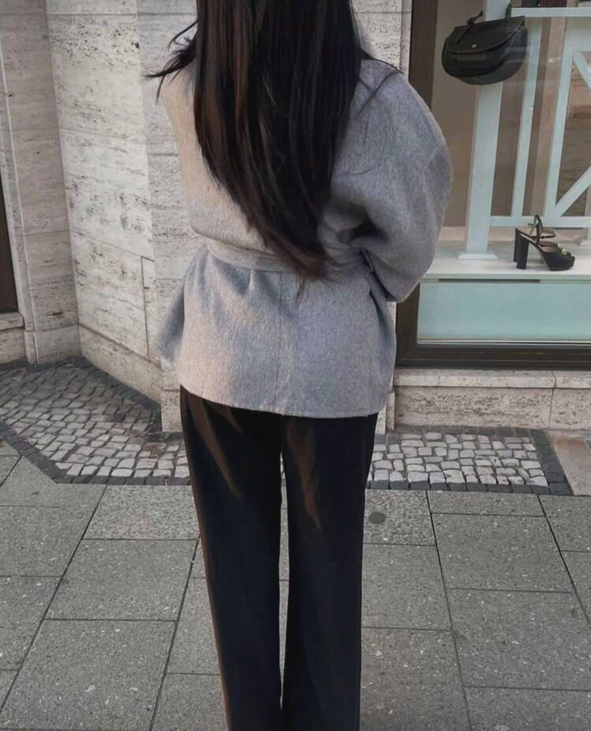 .NEW Cashmere/Faux Fur Jacket