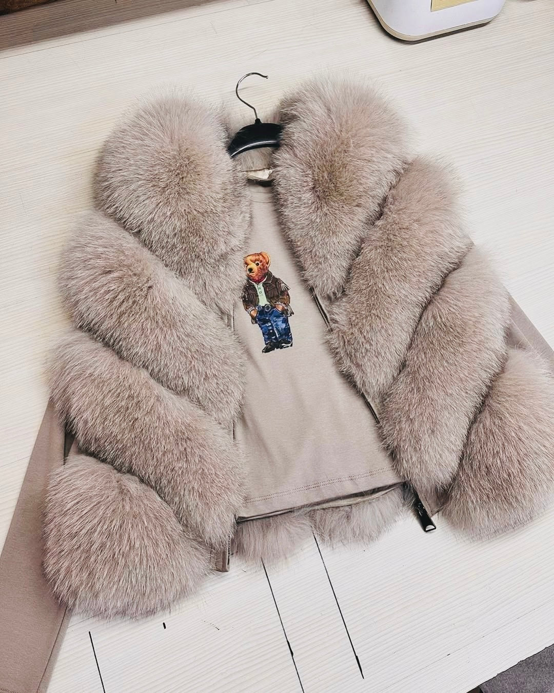 معطف فرو الثعلب