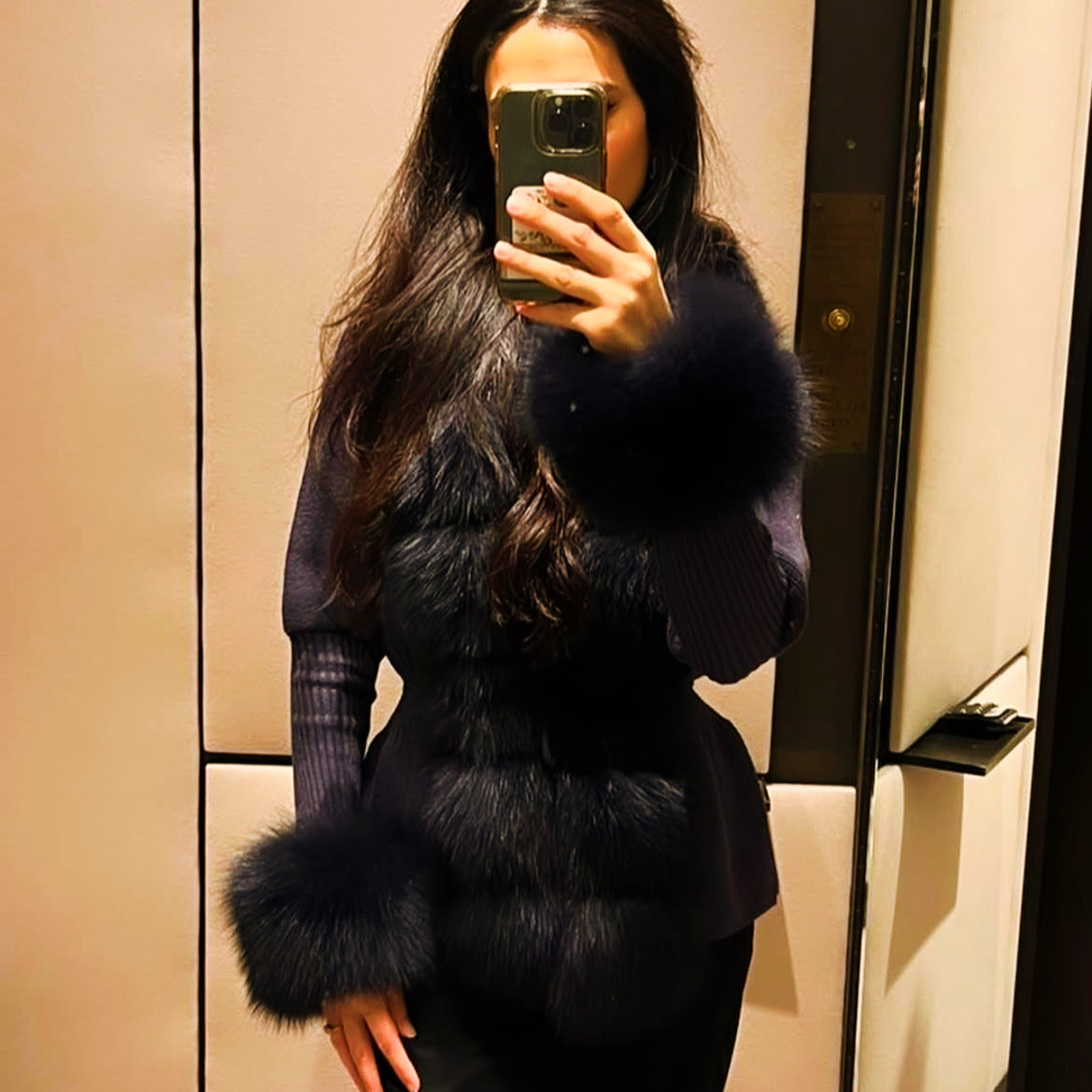 .⚜️Fox Fur Cardigan