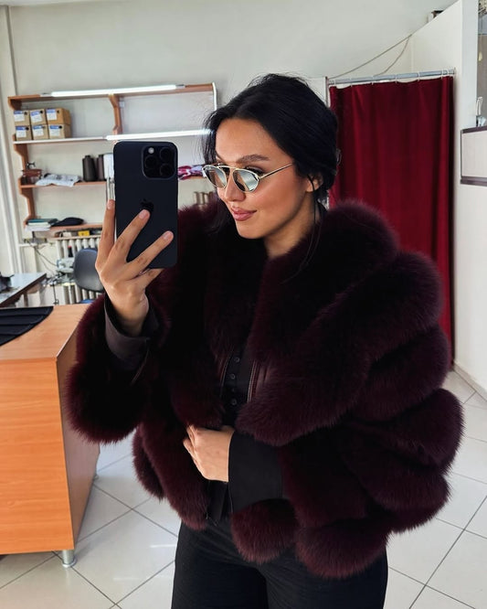 .⚜️Fox Fur Coat