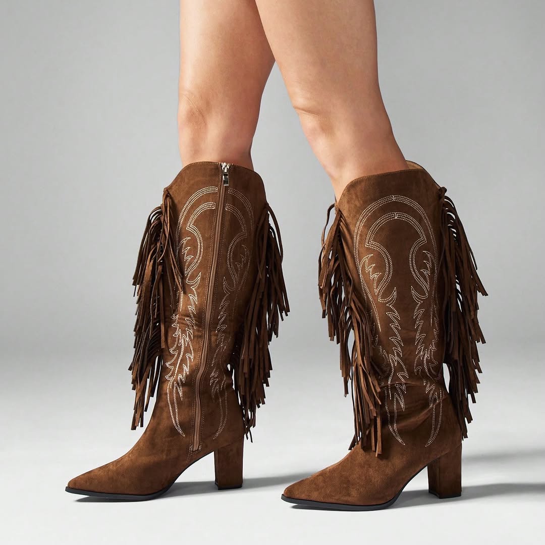 .NEW Brown Cowboy Boots