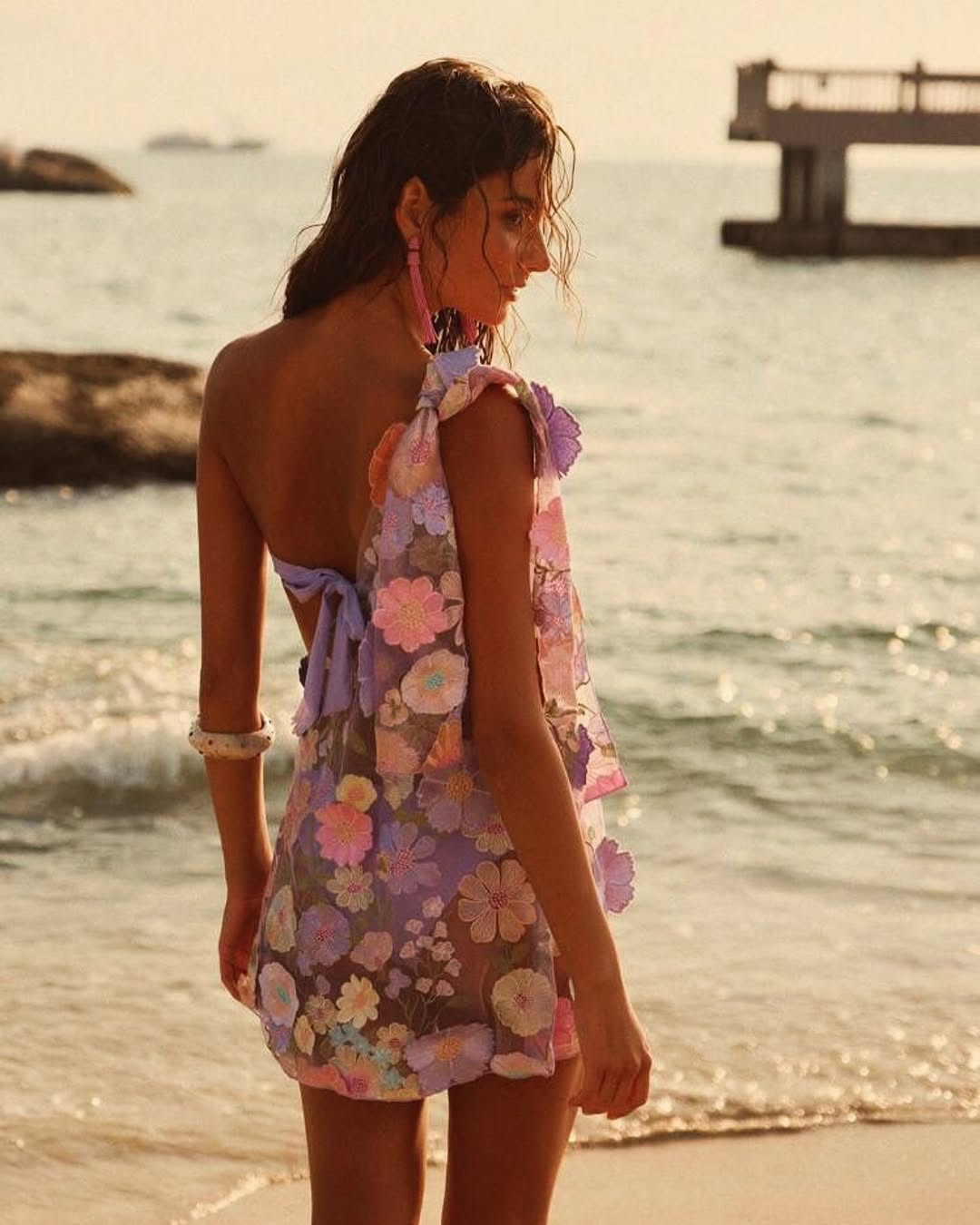 Z👙3pcs Floral Bikini Set