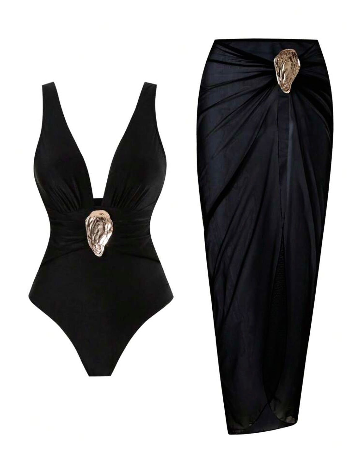 2pcs Black Shell Set