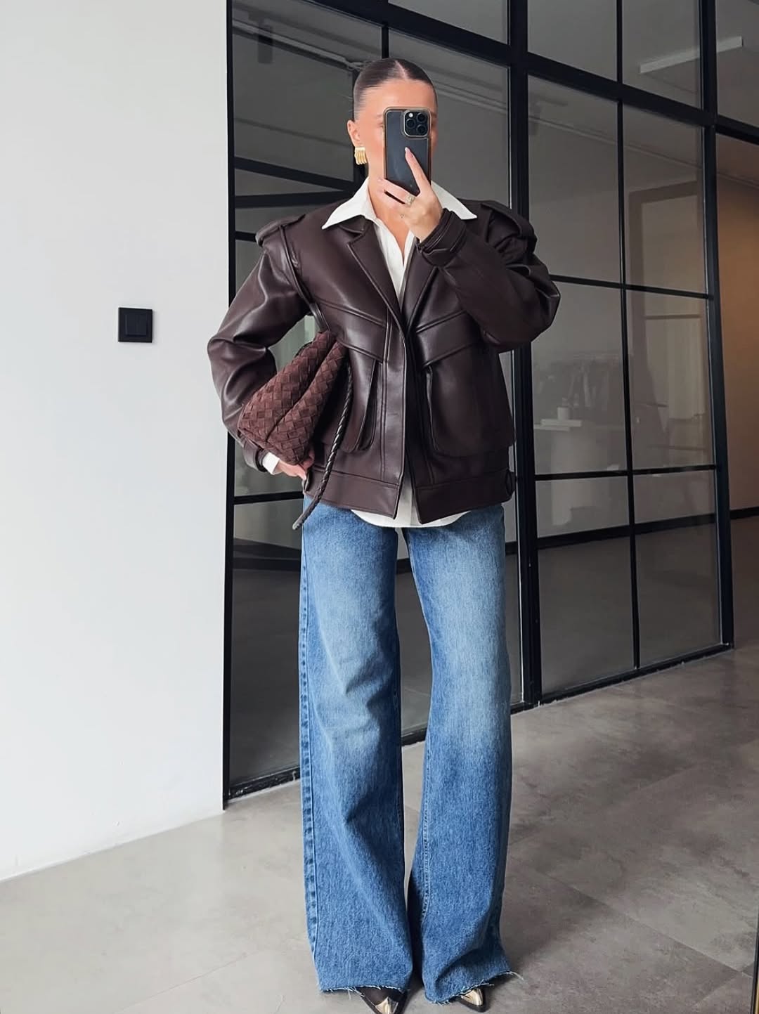 Genuine Oversized Leather Jacket