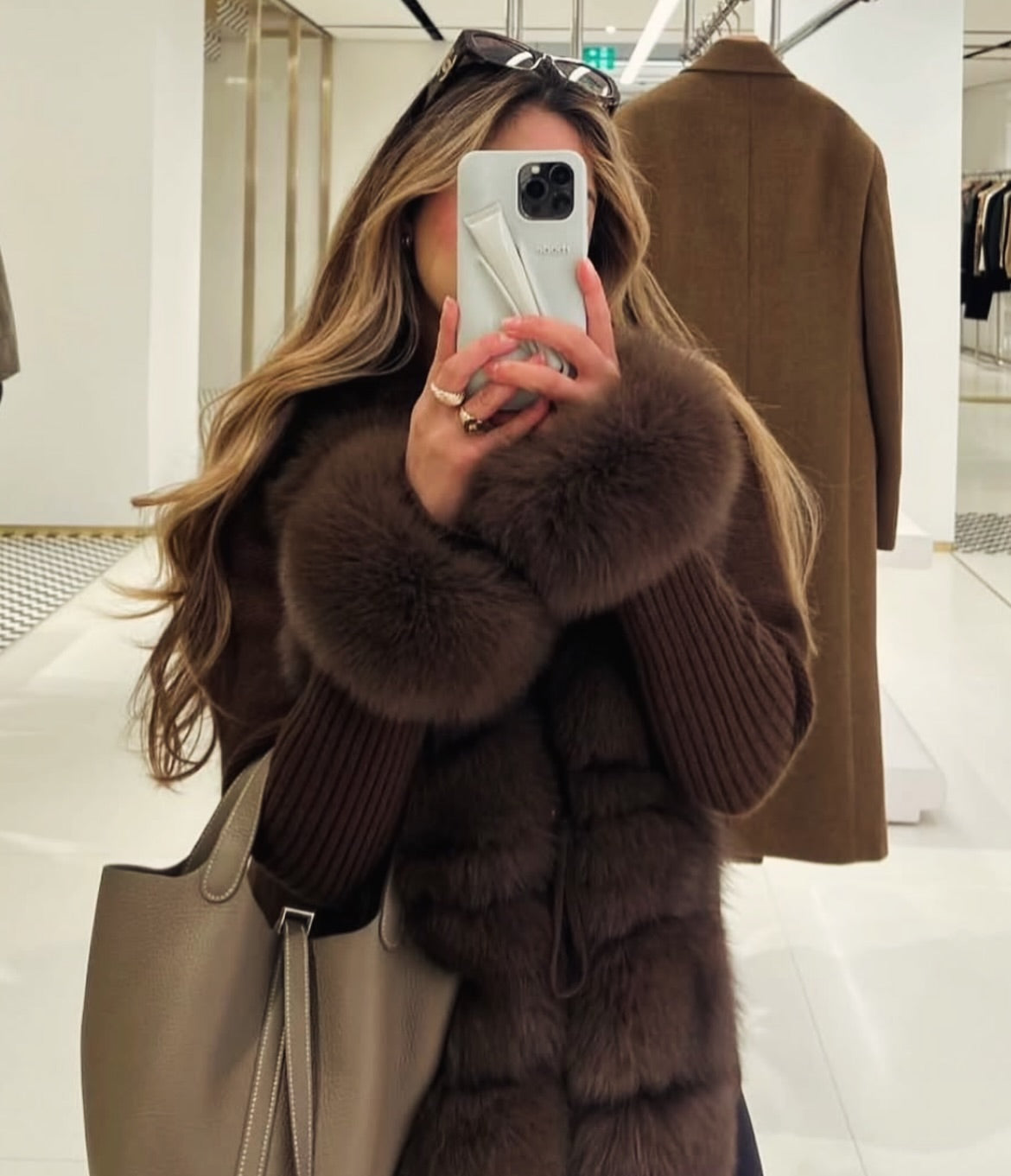 .⚜️Fox Fur Cardigan