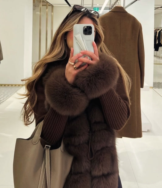 .⚜️Fox Fur Cardigan