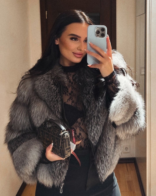 .⚜️Fox Fur Coat