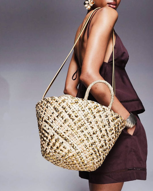 Beach Stripes Basket