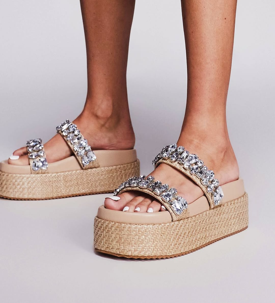 Crystal Embellished Sandals