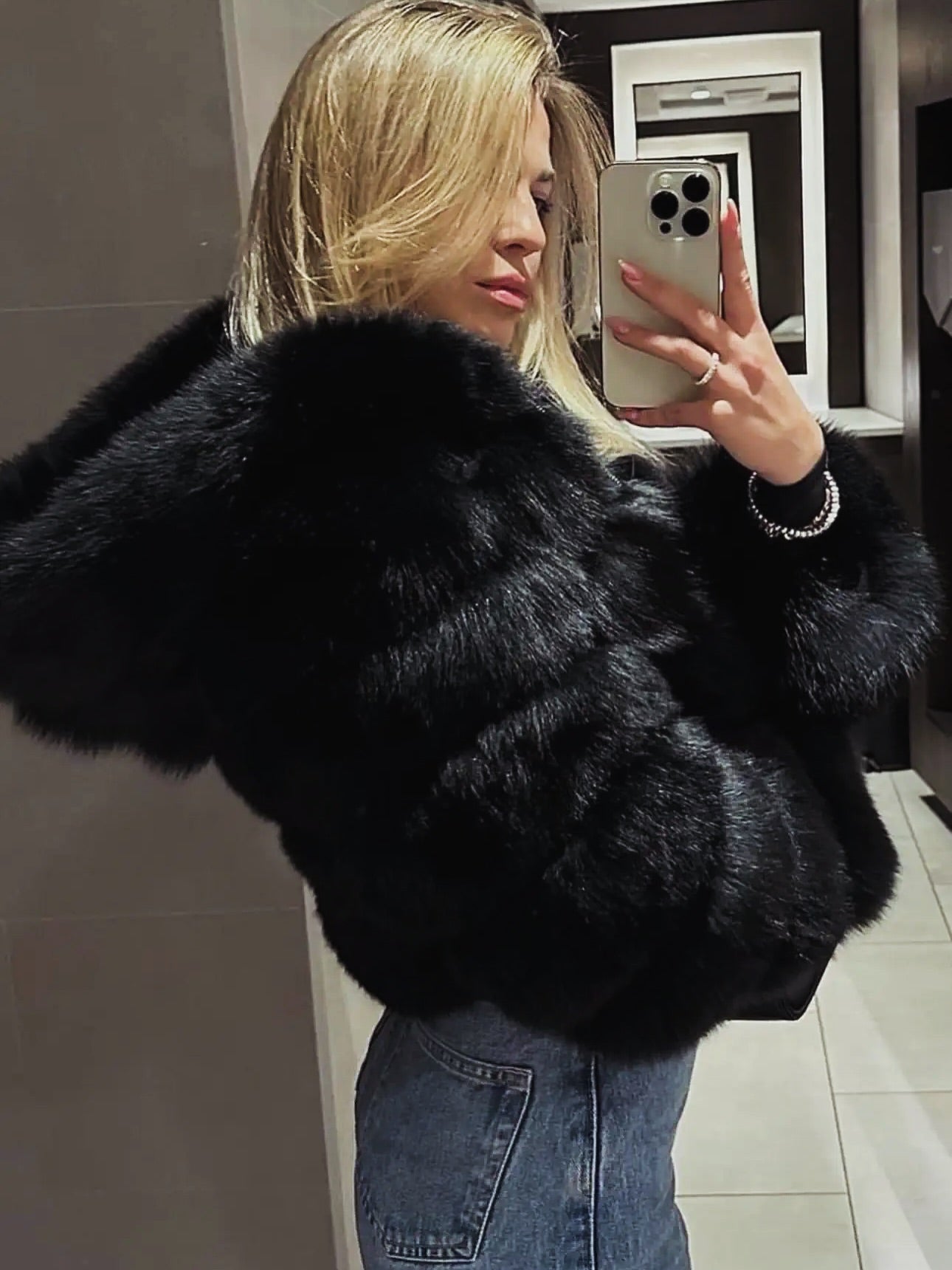 .NEW⚜️TOP SELLER Fox Fur Jacket