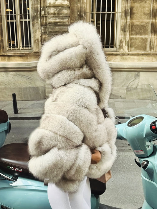 .NEW⚜️TOP SELLER Fox Fur Jacket