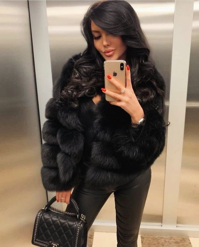 معطف فرو الثعلب