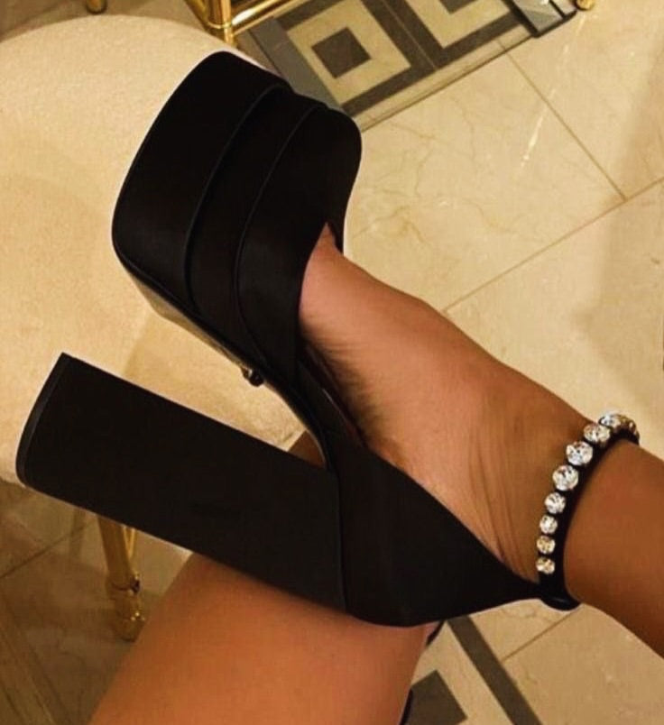 Black Platform Heels