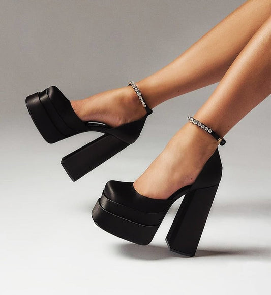 Black Platform Heels