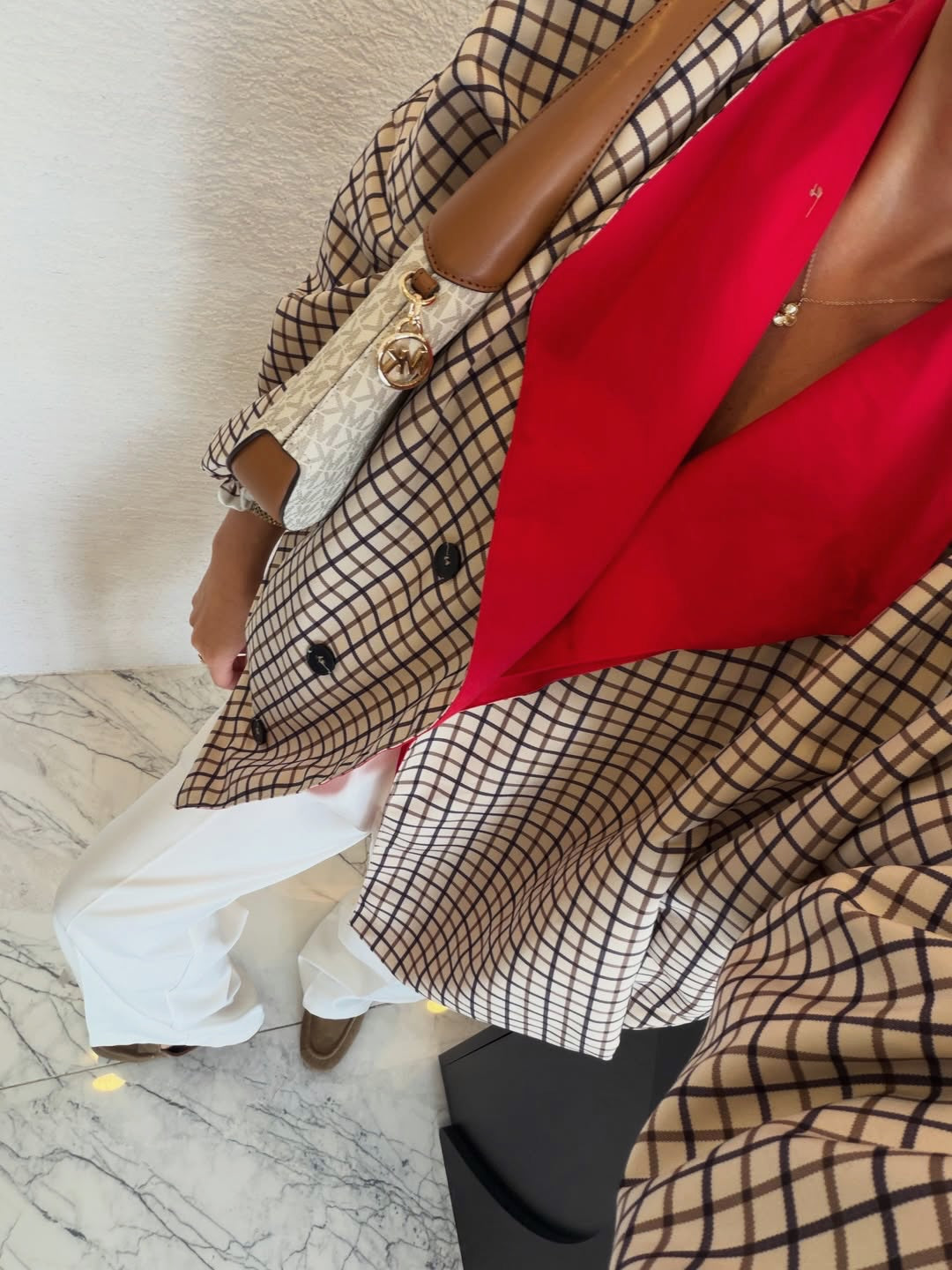 .NEW Red/Checkered Jacket