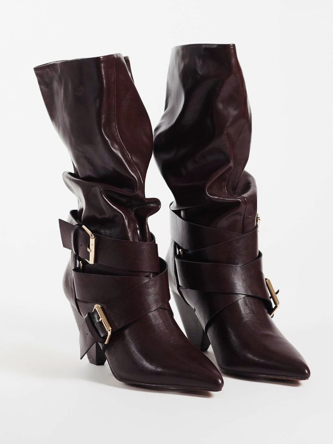 .NEW Buckled Boots