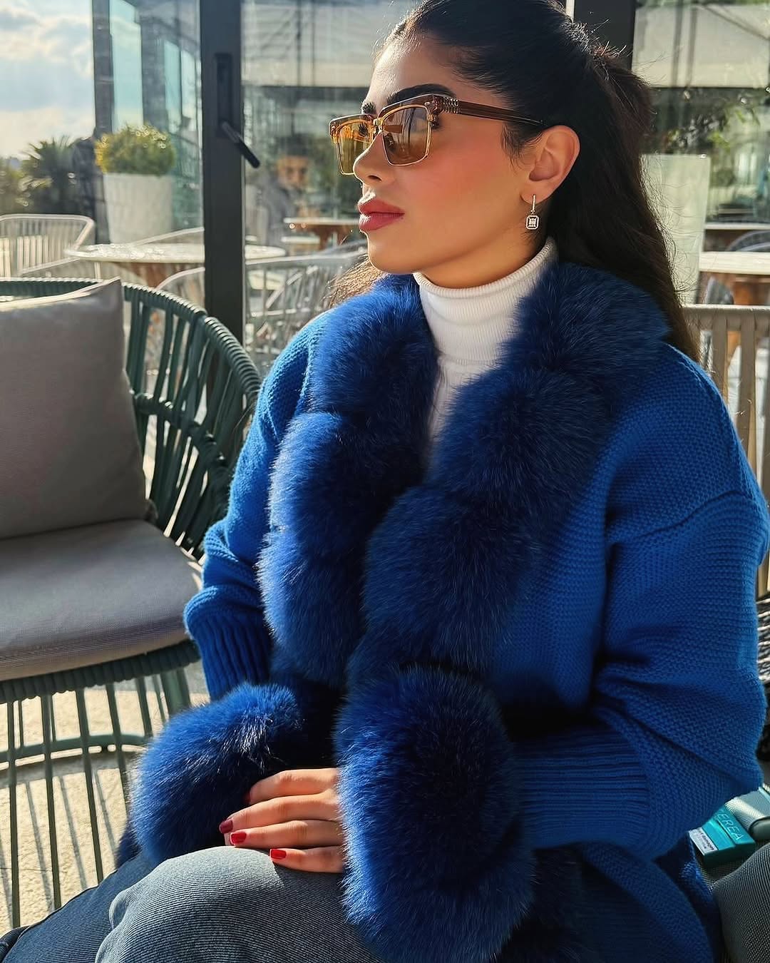 .⚜️Fox Fur Cardigan