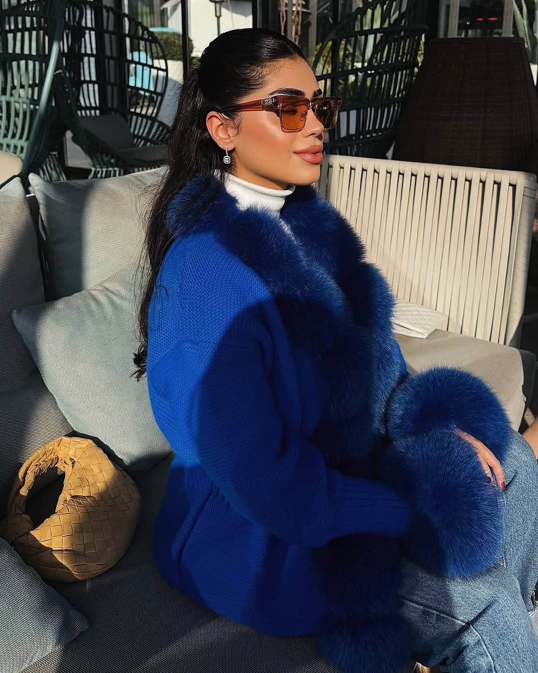 .⚜️Fox Fur Cardigan