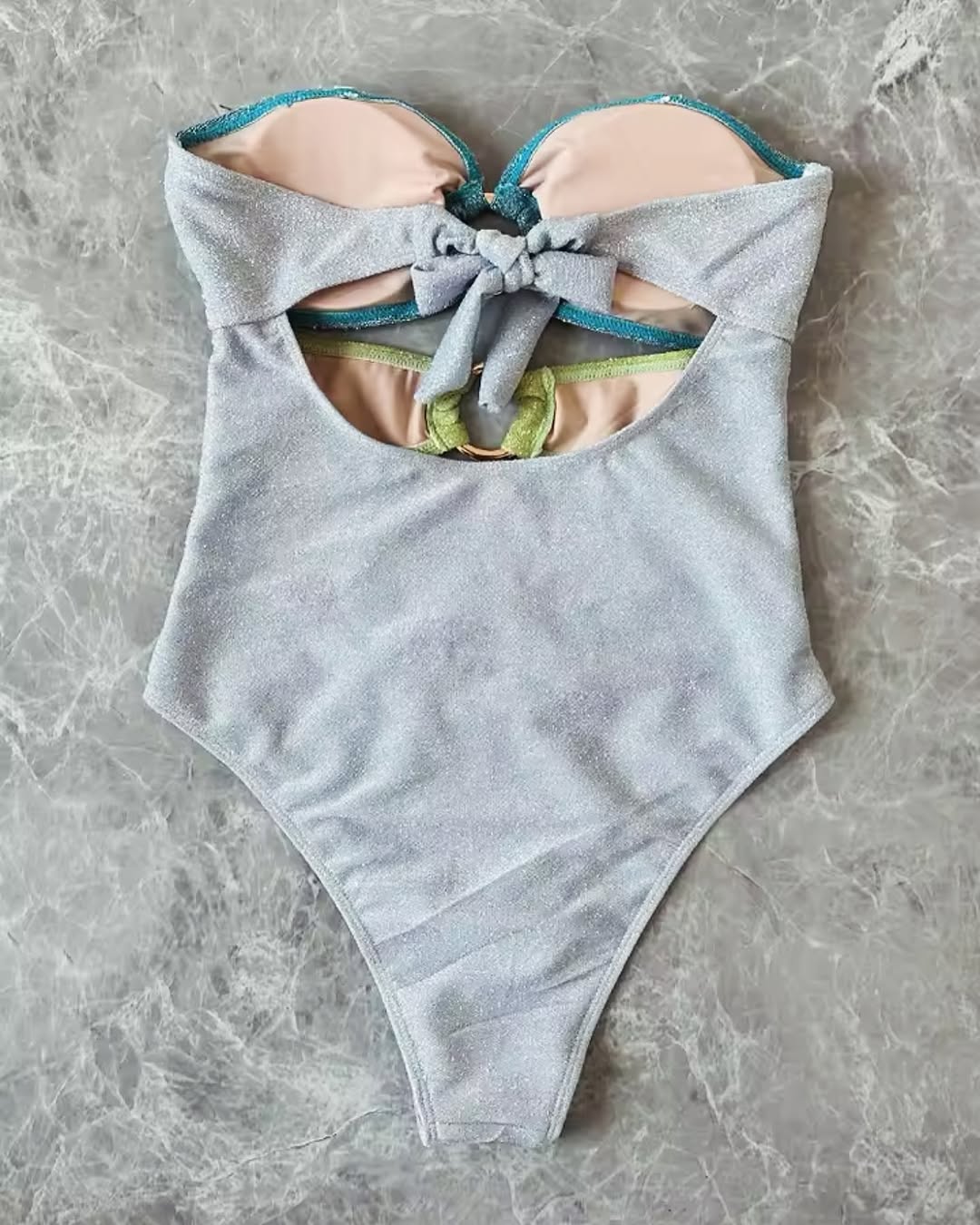 Z👙Glittery One-Piece