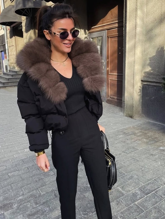 .⚜️Fox Fur Puffer