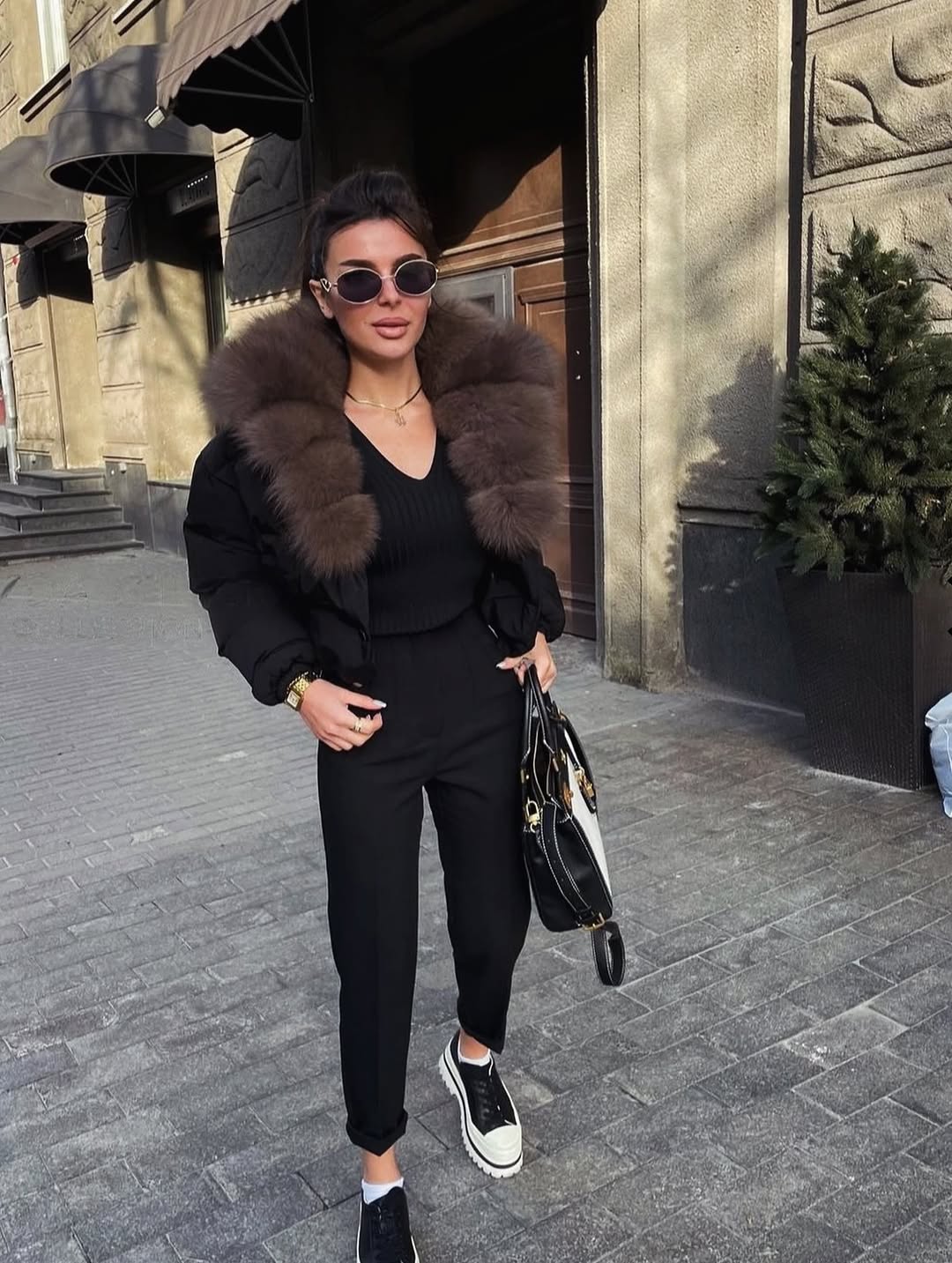 سترة من فرو الثعلب