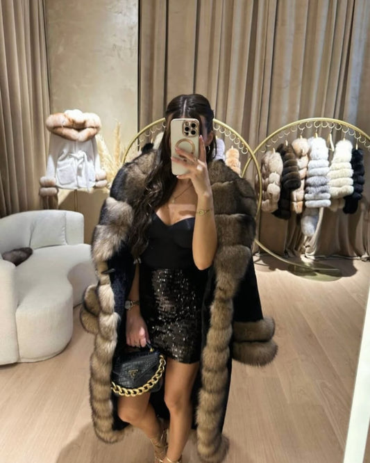 .⚜️Fox/Alcantara Fur Coat