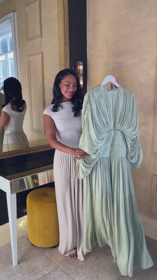 .Amara Pleated Dress